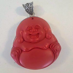 Carved Cinnabar Buddha